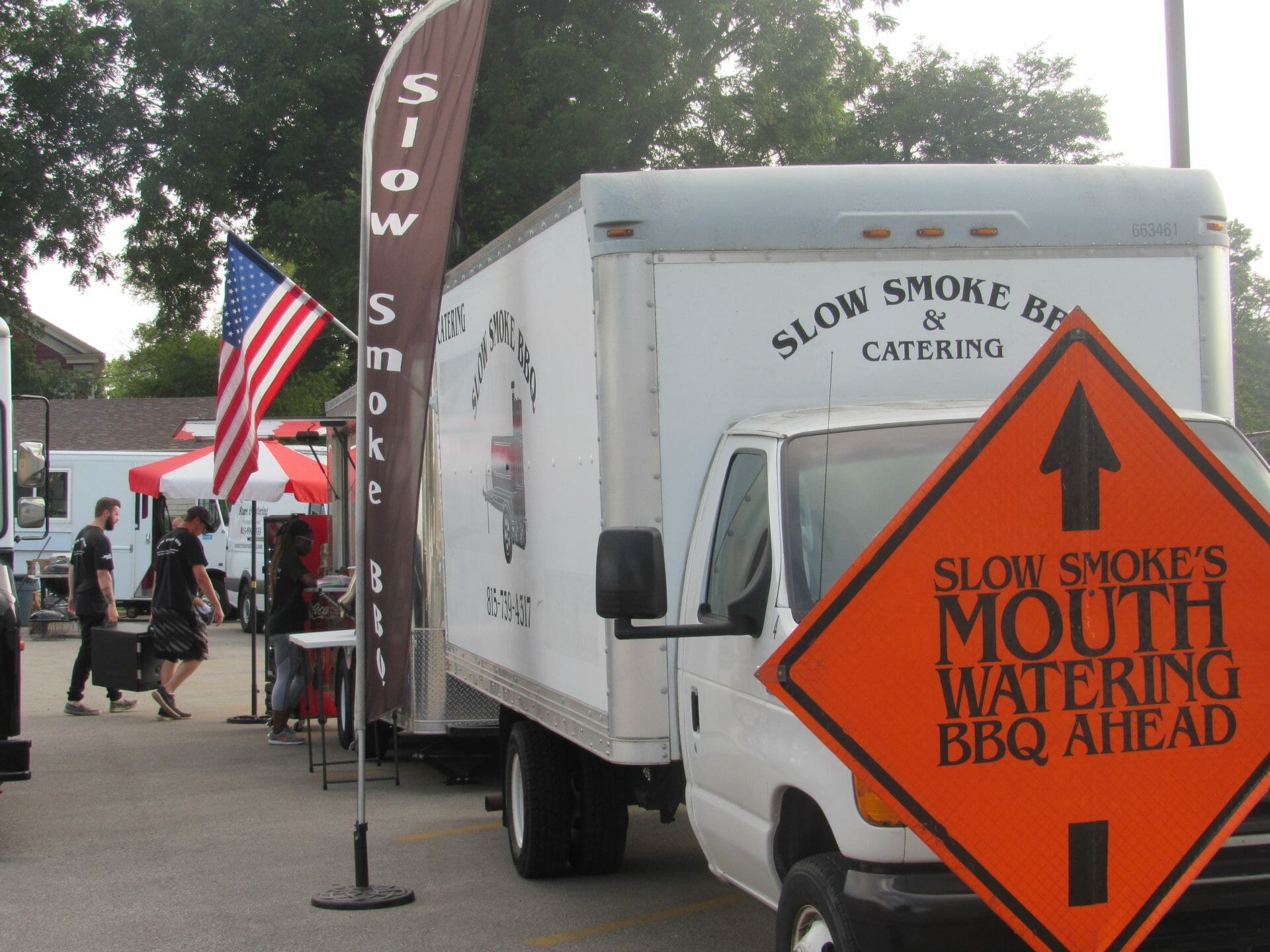 Food truck at Ribs, Rhythm & Brews fest