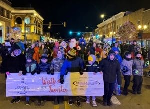 Walking with Santa event photo